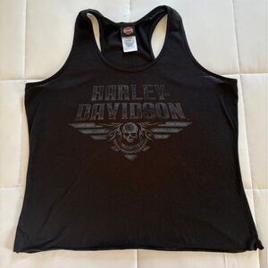 Harley-Davidson Black Skull Graphic Tank Top